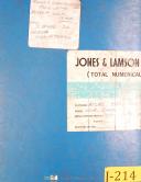 Jones & Lamson-Textron-Jones & Lamson Textron A-Line 312A, Lathe Machine Wiring Diagrams Manual-TNC 312A-01